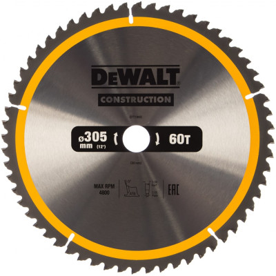 Пильный диск Dewalt DT1960 CONSTRUCT