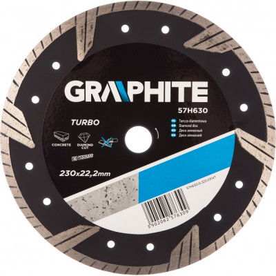 Алмазный диск GRAPHITE turbo 57H630