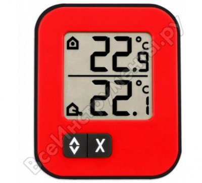 Tfa термометр электронный moxx, красный 30.1043.05