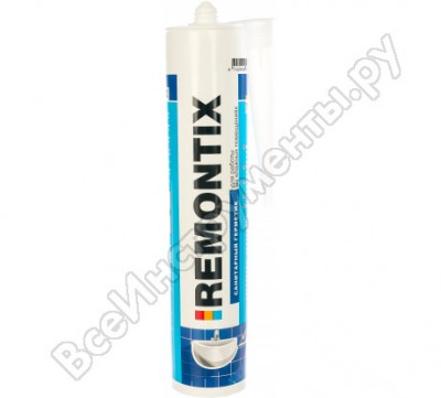 Remontix s герметик силиконовый санитарный бесцветный н1611