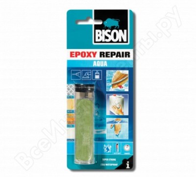 Bison заполнитель epoxy repair aqua crd 56g 6305572