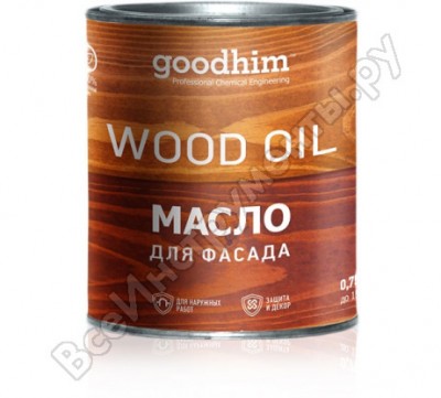 Goodhim масло для фасада ель, 0,75 л. 75056