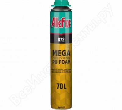 Профессиональная монтажная пена Akfix 872 Mega FA070