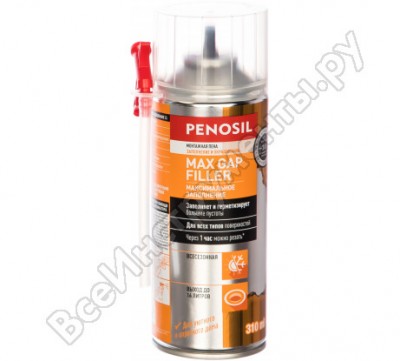 Penosil пена монтажная бытовая, максимальное заполнение, всесезон., 310 мл max gap filler foam a4646