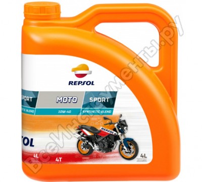 Repsol rp moto sport 4t 10w40 4l масло моторн. 6024/r