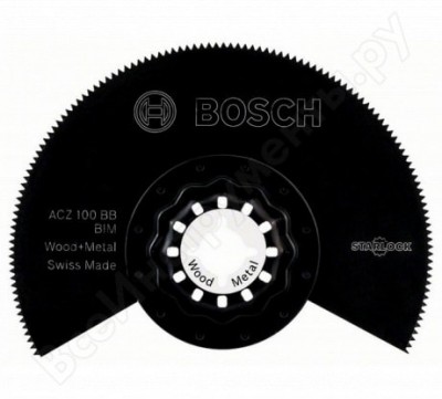 Bosch bim пил полотно wood/metal 100мм gop 10.8 2608661633