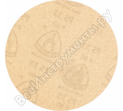 Klingspor шлиф-круг на липучке для обработки красок, лаков и шпаклевок без отверстий ф150мм; р80; 146739