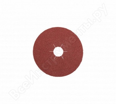 Klingspor шлифовальный фибровый круг по металлу 180мм; 22мм; р36 11060