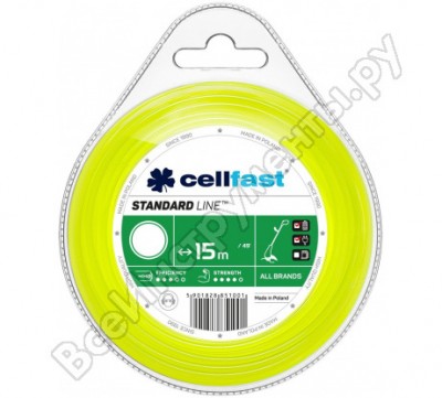 Cellfast лески для триммеров - круглые 3,0 мм x 15 м 35-005