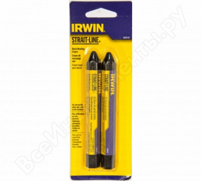 Irwin разметочный карандаш мелок черный 2шт. 666042