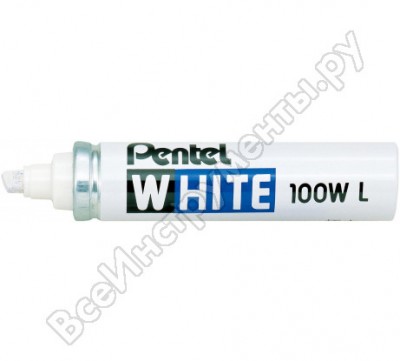 Pentel маркер перманентный white, белый 5.5/6.5 мм x100w-l