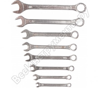 Top tools ключи комбинированные, 6-19 мм, набор 8 шт. 35d356