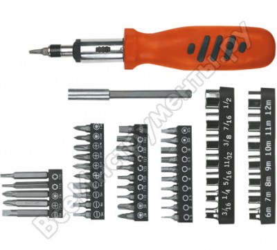 Top tools насадки с держателем, набор 52 шт. 39d357