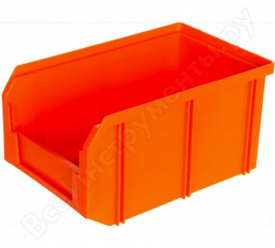 Gigant пластиковый оранжевый ящик 234x149x121мм v-2