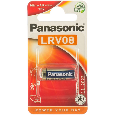 Батарейка Panasonic A23 LRV08 12В бл/1 щелочная 5019068592568
