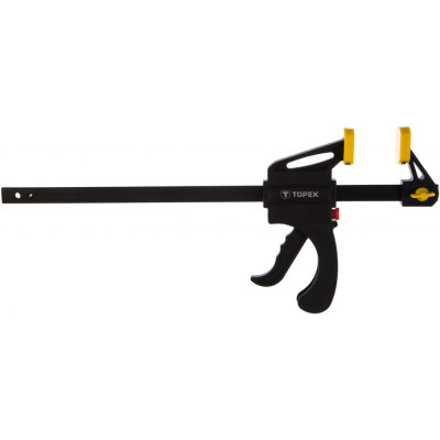 Topex струбцина автоматическая, рукоятка пистолетного типа, быстрый зажим губок. 12a530