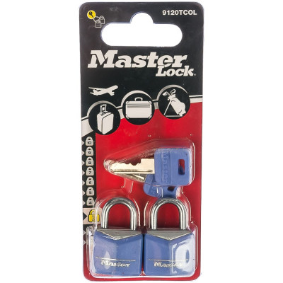 Masterlock комплект 2*навесной замок 9120eurtcol