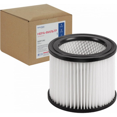 Euro clean hepa-фильтр синтетический для пылесоса shop-vac svsm-9829