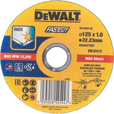 Отрезной круг Dewalt DT43902