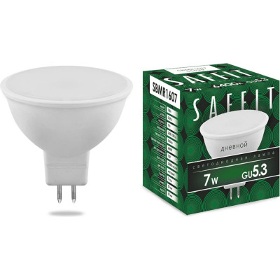 Светодиодная лампа SAFFIT MR16 GU5.3 7W 6400K SBMR1607 55029