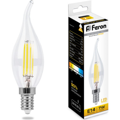 Светодиодная лампа FERON LB-67 7W 230V E14 2700K 25727