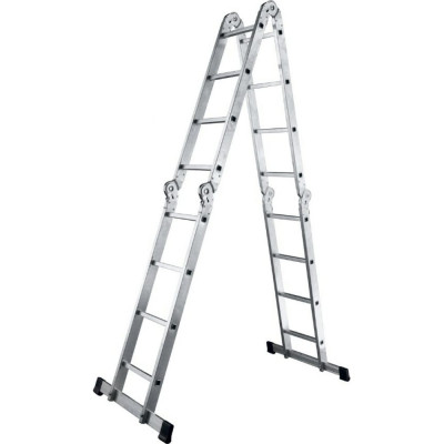Алюминиевая четырехсекционная шарнирная лестница Алюмет Серия ТL TL 4044