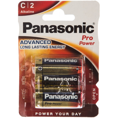 Батарейка Panasonic Pro Power Xtreme LR14 C 1.5В бл/2 щелочная 5410853024170