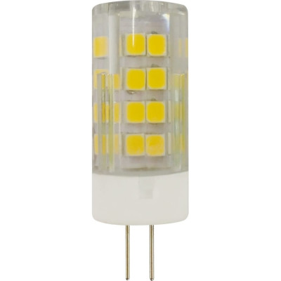 Светодиодная лампа ЭРА LED smd JC-5w-220V-corn, ceramics-840-G4 Б0027858