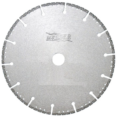 Алмазный диск по металлу MESSER 230D-2.8T-3W- 22.2 01-61-230