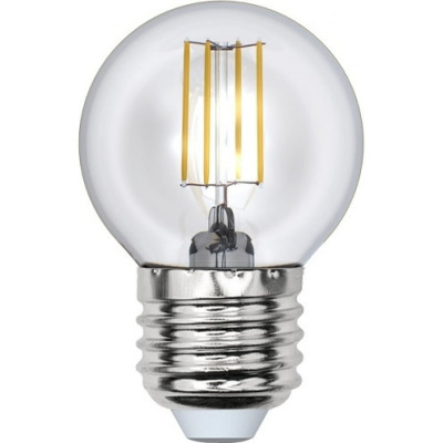 Светодиодная лампа Uniel LED-G45-6W/WW/E27/CL PLS02WH UL-00000196