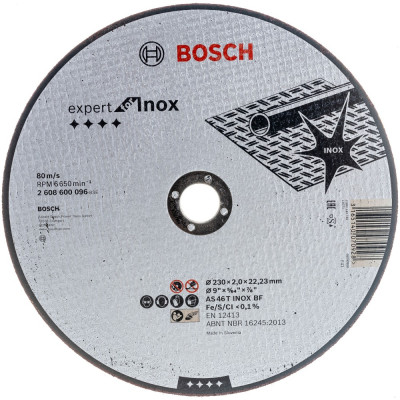 Отрезной диск по нержавеющей стали Bosch 2.608.600.096