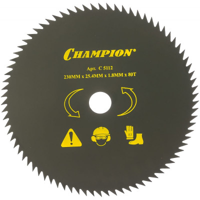 Champion нож с остроугольными зубцами 80/230/25,4 c5112