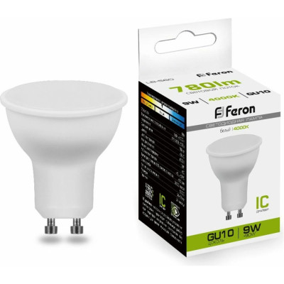 Светодиодная лампа FERON LB-560 9W 230V GU10 4000K 25843