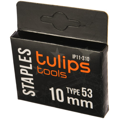 Tulips tools скобы для степлера тип 53 10 мм ip11-310