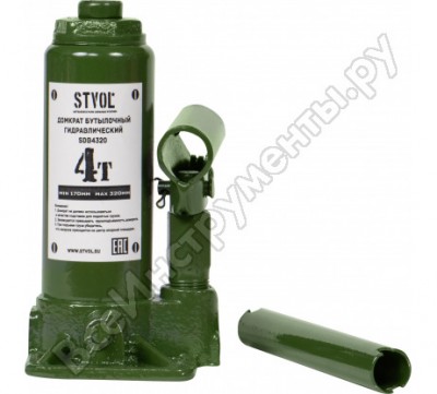 Stvol домкрат бутылка 4т /170-320 мм/ sdb4320