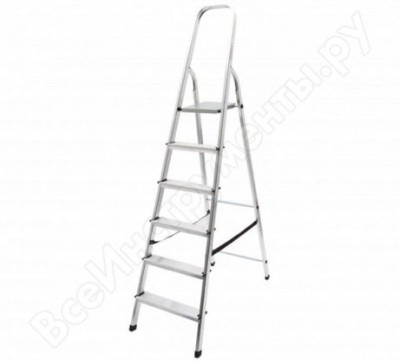 Рос лестница-стремянка алюминиевая, 7 ступеней, вес 5,48 кг 65345