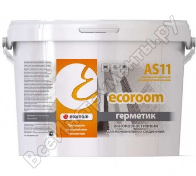 Акриловый герметик для межпанельных швов ECOROOM AS-11 E-Герм-4181/15