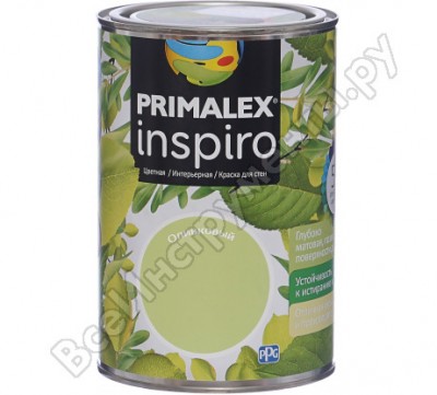 Primalex краска inspiro оливковый 420118
