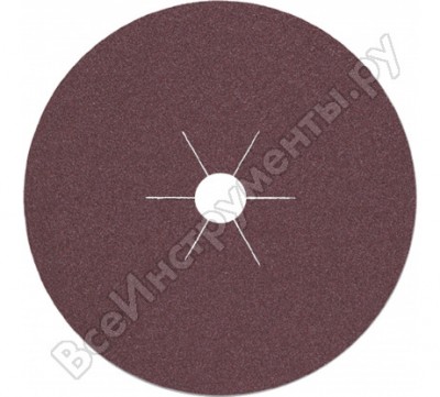 Klingspor шлифовальный фибровый круг по металлу 125мм; 22мм; р24 11010