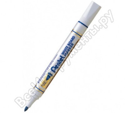 Pentel маркер для досок пулеобразный наконечник, синий, 4.2 мм mw85-c
