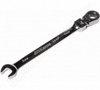 Jtc ключ комбинированный 8x8мм трещоточный шарнирный jtc-3449