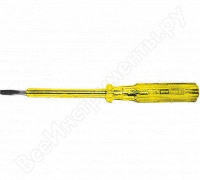 Fit diy отвертка индикаторная, желтая ручка, 190 мм 56519