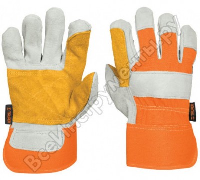 Truper перчатки рабочие, усиленные на ладонях, подкладка из полиэстера gu-teca-r-c 15250
