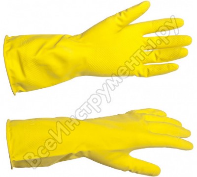 You\'ll love перчатки латексные, особо прочные с х/б напылением l 61297