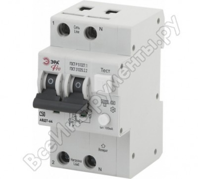 Автоматический выключатель дифференциального тока ЭРА NO-902-06 Б0031856