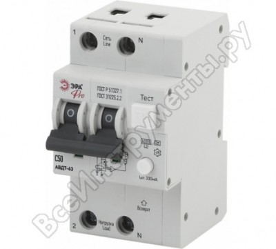 Автоматический выключатель дифференциального тока ЭРА NO-902-15 Б0031865