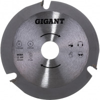 Gigant диск пильный по дереву для ушм 125x22.2 мм g-0520