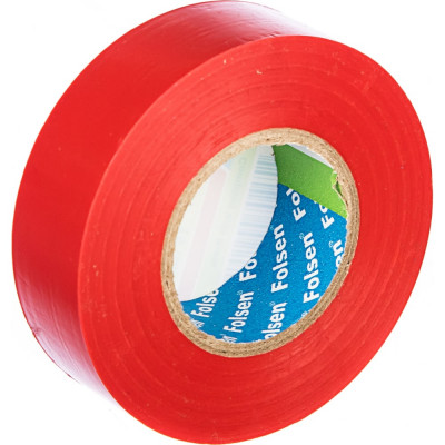 Folsen изоляционная лента 19мм x 20м, красная 012500