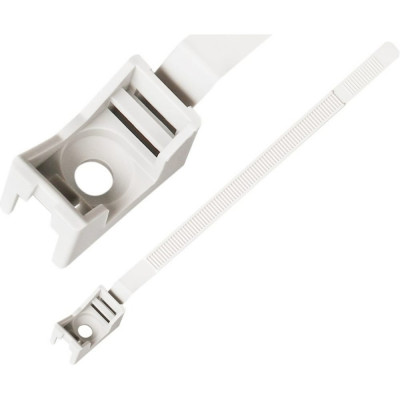 Европартнер ремешок-опора для труб и кабеля prnt 32-60 белый, с шурупом и дюбелем, 25 шт. 2000 f