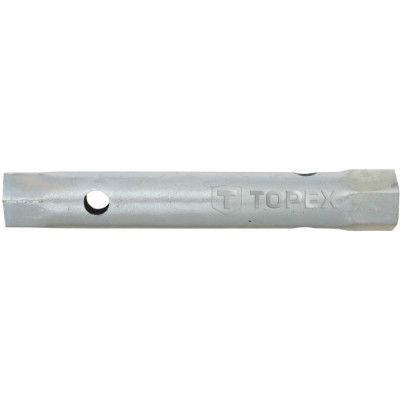Topex ключ торцевой двухсторонний 21x23 мм, шестигранное сечение с отверстиями 35d938